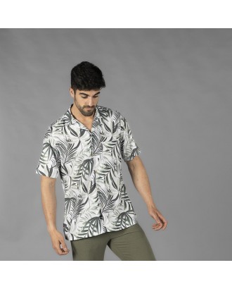 Camisa Homem Gola Solapa Havaiana